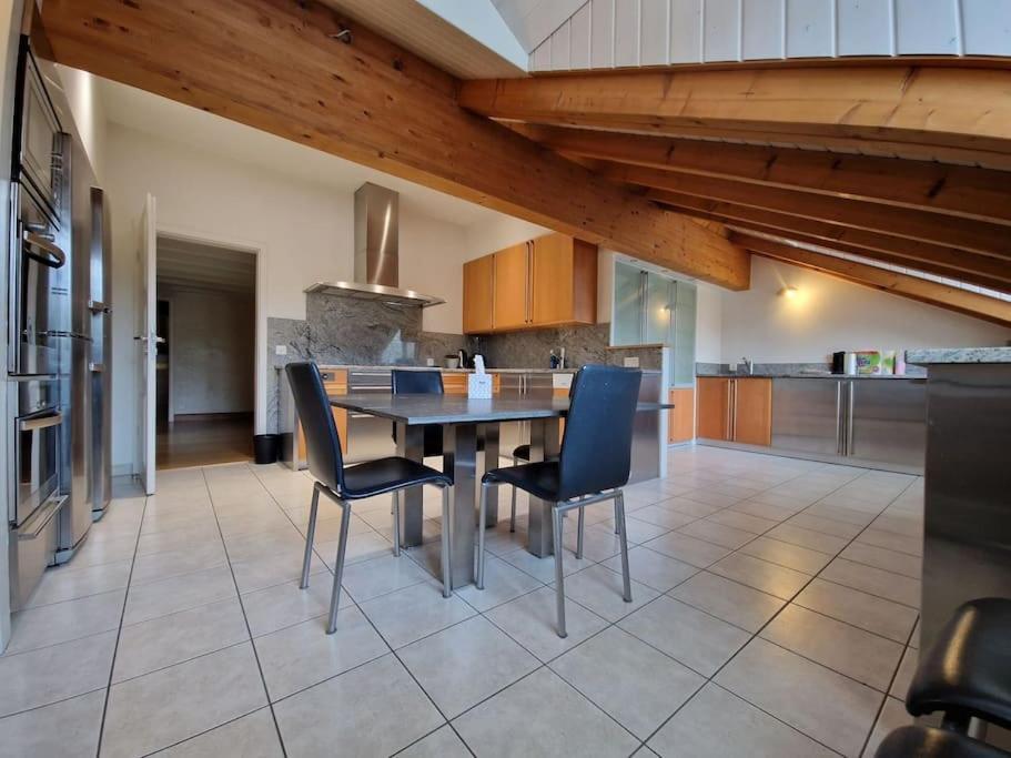 Apartamento Penthouse In Cologny Switzerland Ginebra Exterior foto